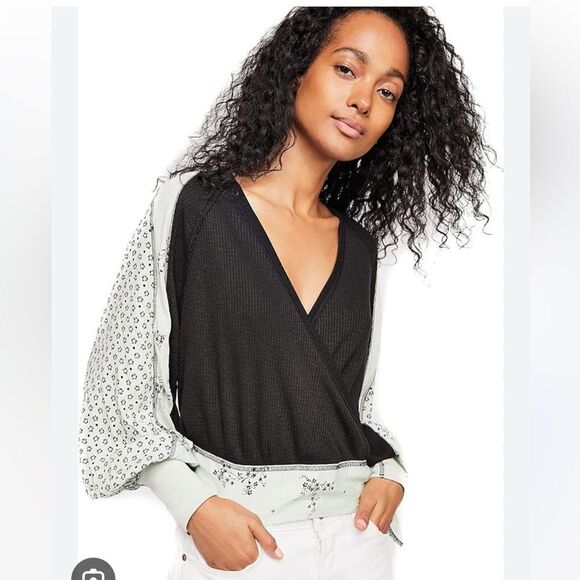 Free People Auxton Thermal Top Size Small - Picture 1 of 8